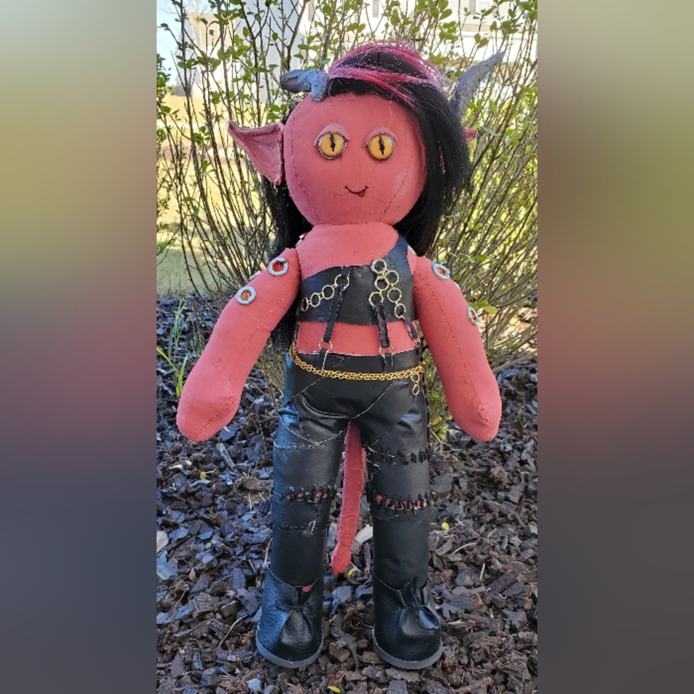 Baldur's Gate 3 Inspired Karlach Companion Doll